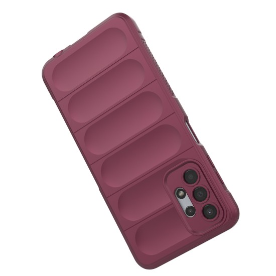 Magic Shield Case for Samsung Galaxy A13 5G Flexible Armored Sleeve Μπορντό