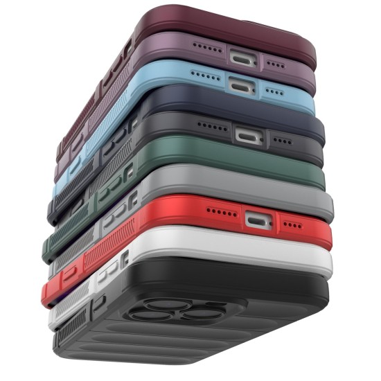 Magic Shield Case for iPhone 14 Pro Max flexible armored cover Σκούρο μπλε