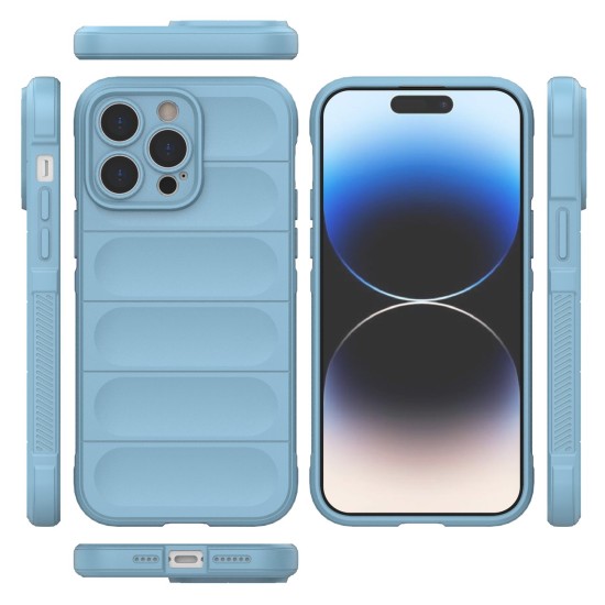 Magic Shield Case for iPhone 14 Pro Max flexible armored cover Ανοιχτό μπλε Magic Shield Case for iPhone 14 Pro Max flexible armored cover Ανοιχτό μπλε