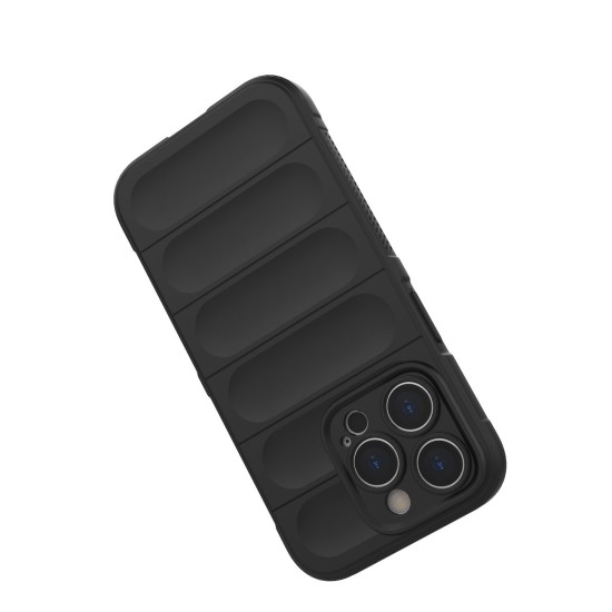 Magic Shield Case for iPhone 14 Pro flexible armored cover Μαύρο Magic Shield Case for iPhone 14 Pro flexible armored cover Μαύρο