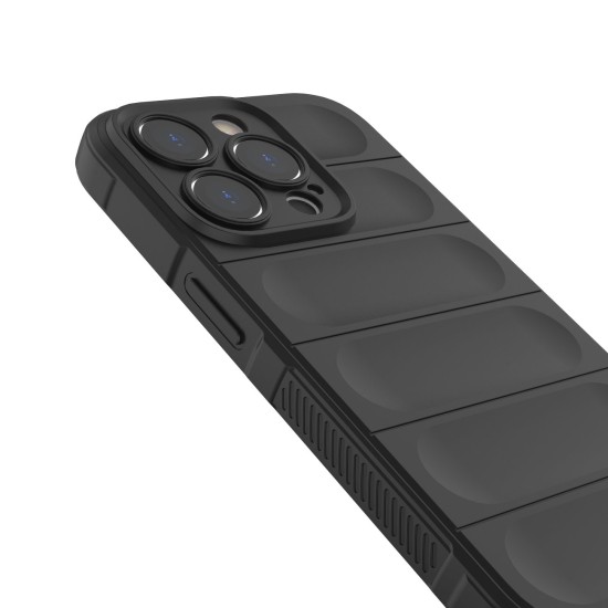 Magic Shield Case for iPhone 14 Pro flexible armored cover Μαύρο Magic Shield Case for iPhone 14 Pro flexible armored cover Μαύρο