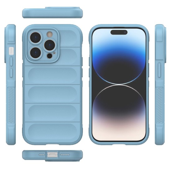 Magic Shield Case for iPhone 14 Pro flexible armored cover Ανοιχτο Μπλε Magic Shield Case for iPhone 14 Pro flexible armored cover Ανοιχτο Μπλε