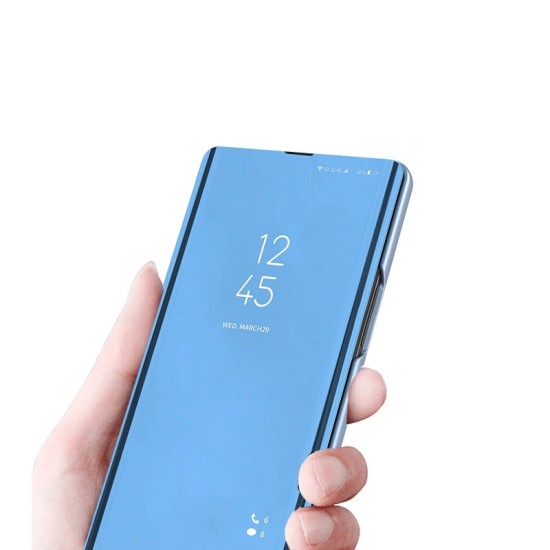 Clear View Case cover for Xiaomi Redmi 10C flip cover blue