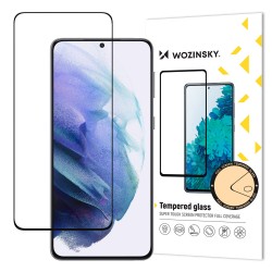 Wozinsky Case Friendly Full Glue Full Face Tempered Glass Μαύρο (Galaxy S23)