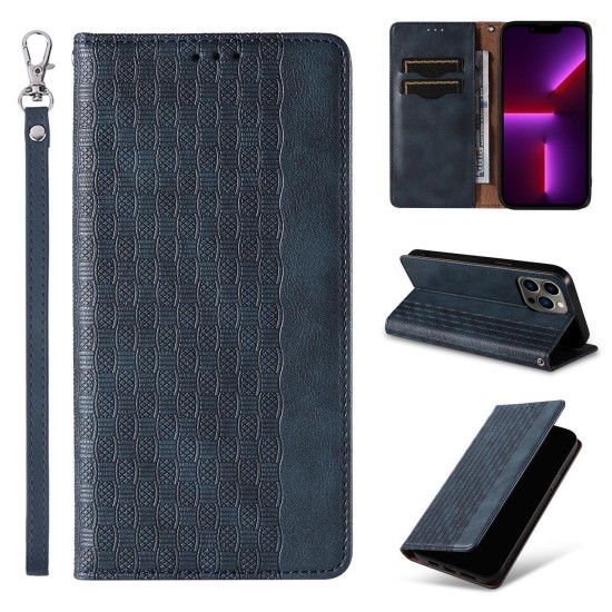 Hurtel Magnet Strap Case Wallet Δερματίνης Μπλε (Galaxy S23) Hurtel Magnet Strap Case Wallet Δερματίνης Μπλε (Galaxy S23)