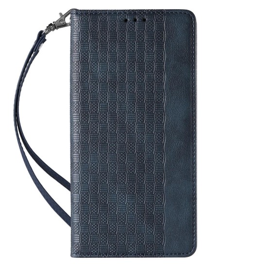 Hurtel Magnet Strap Case Wallet Δερματίνης Μπλε (Galaxy S23) Hurtel Magnet Strap Case Wallet Δερματίνης Μπλε (Galaxy S23)