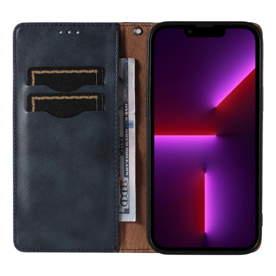 Hurtel Magnet Strap Case Wallet Δερματίνης Μπλε (Galaxy S23) Hurtel Magnet Strap Case Wallet Δερματίνης Μπλε (Galaxy S23)