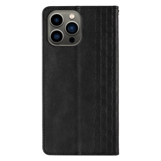 Hurtel Magnet Wallet Δερματίνης Μαύρο (Galaxy S23 Ultra) Hurtel Magnet Wallet Δερματίνης Μαύρο (Galaxy S23 Ultra)