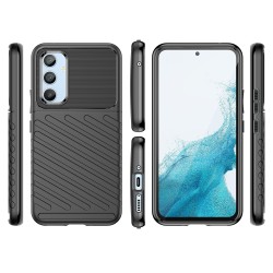 Hurtel Thunder Back Cover Σιλικόνης Ανθεκτική  A54 5G Μαύρο