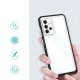 Clear 3in1 case for Samsung Galaxy A14 silicone cover with frame black Clear 3in1 case for Samsung Galaxy A14 silicone cover with frame black