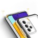 Clear 3in1 case for Samsung Galaxy A14 silicone cover with frame black Clear 3in1 case for Samsung Galaxy A14 silicone cover with frame black