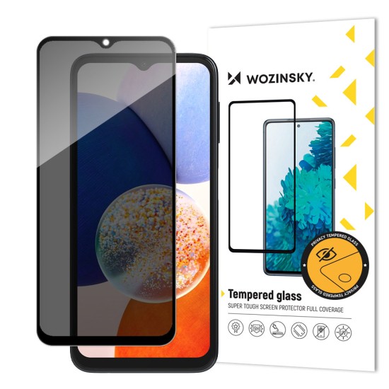 Wozinsky Privacy Tempered Glass Μαύρο (Galaxy A14)