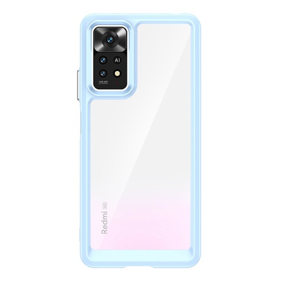 Outer Space Case Xiaomi Poco X5 Pro 5G / Redmi Note 12 Pro cover with flexible frame blue Outer Space Case Xiaomi Poco X5 Pro 5G / Redmi Note 12 Pro cover with flexible frame blue