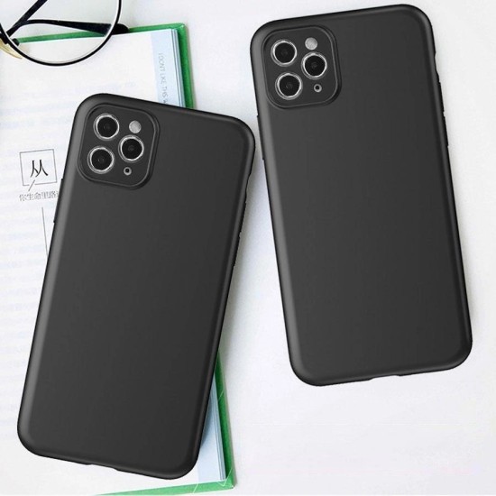 Hurtel Redmi A1/ A2 Back Cover Σιλικόνης Μαύρο