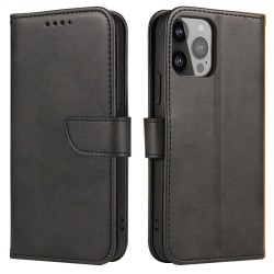 Magnet Case case for Xiaomi Redmi Note 12 Pro+ flip cover wallet stand black