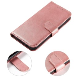 Magnet Case case for Xiaomi Redmi Note 12 Pro+ flip cover wallet stand pink