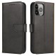 Magnet Case Cover for Xiaomi Redmi Note 12 5G /Poco X5 5G Cover with Flip Wallet Stand Black