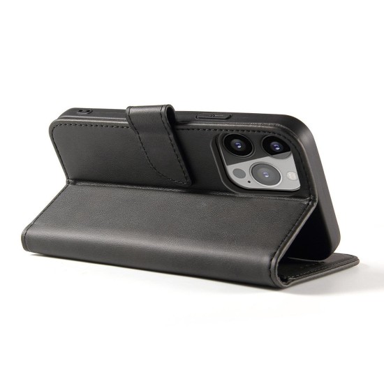 Magnet Case Cover for Xiaomi Redmi Note 12 5G /Poco X5 5G Cover with Flip Wallet Stand Black