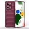 Magic Shield Case Cover for Xiaomi Redmi Note 12 Pro / Poco X5 Pro 5G Flexible Armor Cover Burgundy