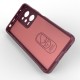 Magic Shield Case Cover for Xiaomi Redmi Note 12 Pro / Poco X5 Pro 5G Flexible Armor Cover Burgundy Magic Shield Case Cover for Xiaomi Redmi Note 12 Pro / Poco X5 Pro 5G Flexible Armor Cover Burgundy