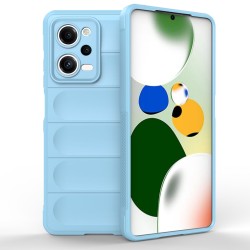 Magic Shield Case Cover for Xiaomi Redmi Note 12 Pro / Poco X5 Pro 5G Flexible Armor Light Blue