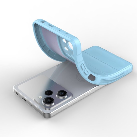 Magic Shield Case Cover for Xiaomi Redmi Note 12 Pro / Poco X5 Pro 5G Flexible Armor Light Blue Magic Shield Case Cover for Xiaomi Redmi Note 12 Pro / Poco X5 Pro 5G Flexible Armor Light Blue