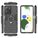 Ring Armor Case for Xiaomi Redmi Note 12 Pro / Poco X5 Pro 5G Armor Cover Magnetic Holder Ring Black