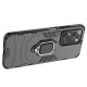 Ring Armor Case for Xiaomi Redmi Note 12 Pro / Poco X5 Pro 5G Armor Cover Magnetic Holder Ring Black