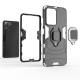 Ring Armor Case for Xiaomi Redmi Note 12 Pro / Poco X5 Pro 5G Armor Cover Magnetic Holder Ring Black
