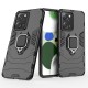 Ring Armor Case for Xiaomi Redmi Note 12 Pro / Poco X5 Pro 5G Armor Cover Magnetic Holder Ring Black