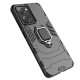 Ring Armor Case for Xiaomi Redmi Note 12 Pro / Poco X5 Pro 5G Armor Cover Magnetic Holder Ring Black