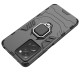Ring Armor Case for Xiaomi Redmi Note 12 Pro / Poco X5 Pro 5G Armor Cover Magnetic Holder Ring Black