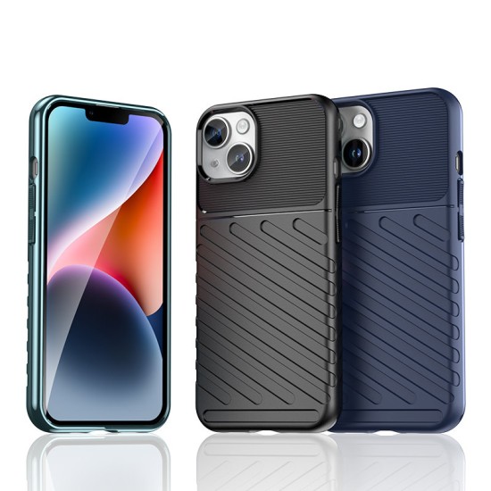 Hurtel Armored Back Cover Σιλικόνης Ανθεκτική Μπλε (iPhone 15 Plus) Hurtel Armored Back Cover Σιλικόνης Ανθεκτική Μπλε (iPhone 15 Plus)