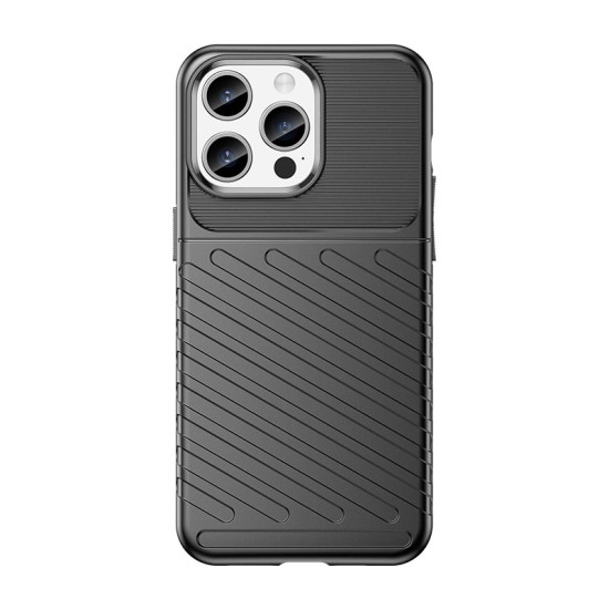 Armored Back Cover Μαύρο (iPhone 15 Pro Max)