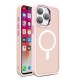 Magnetic Color Matte Case for iPhone 15 - pink Magnetic Color Matte Case for iPhone 15 - pink