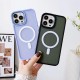 Magnetic Color Matte Case for iPhone 15 Pro - pink