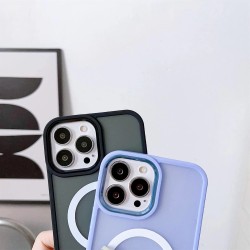Magnetic Color Matte Case for iPhone 15 Pro Max - green Magnetic Color Matte Case for iPhone 15 Pro Max - green