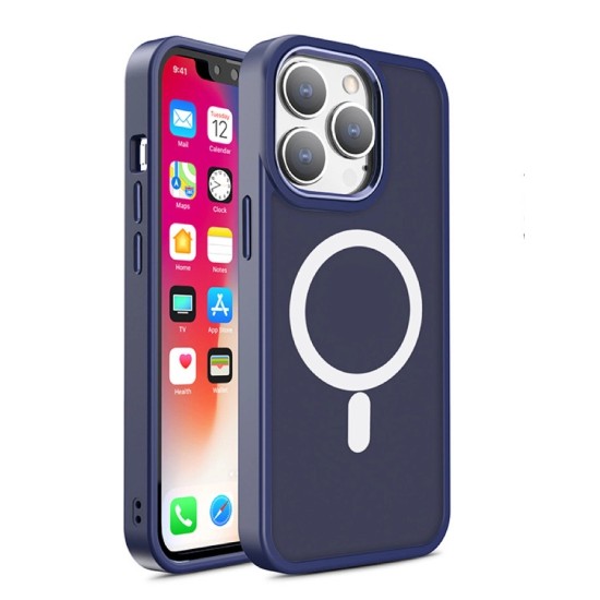 Magnetic Color Matte Case for iPhone 15 Pro Max - green Magnetic Color Matte Case for iPhone 15 Pro Max - green