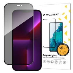 Wozinsky Privacy Tempered Glass Μαύρο (iPhone 15 Pro Max)
