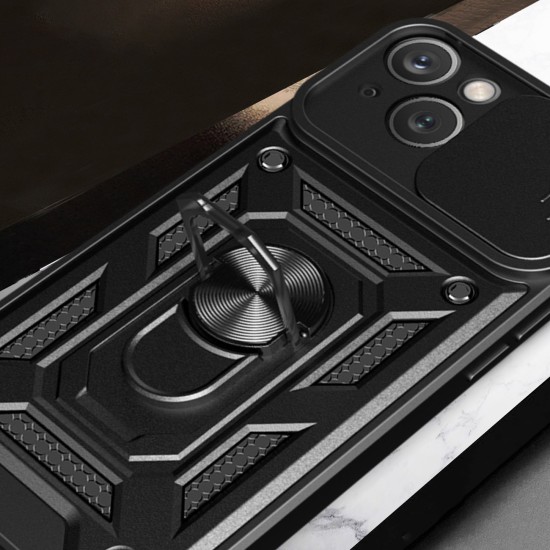 Θήκη Wozinsky Ring Armor για iPhone 15 - μπλε Θήκη Wozinsky Ring Armor για iPhone 15 - μπλε