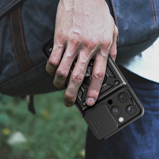 Hurtel Camshield Back Cover Ανθεκτική Μπλε