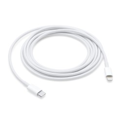 Γνήσιο Apple Καλώδιο USB Type-C σε Lightning MKQ42AM-A (A1702) 2M Λευκό
