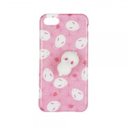 Θήκη Σιλικόνης SPD Antistress Rabbit για iPhone 6 6S Backcover Ροζ Άσπρο Σχέδιο