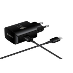Samsung Φορτιστής EP-TA300CBEGWW USB 2.0 σε Type-C, 2.1A 25W, Μαύρος