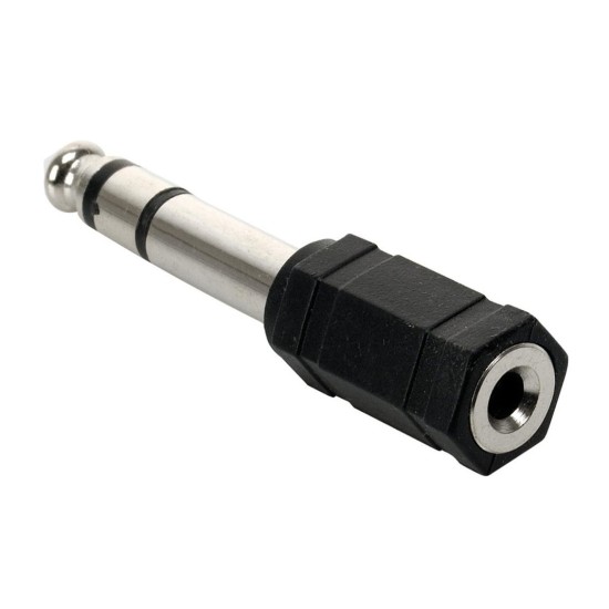 Powertech Αντάπτορας από stereo 3.5mm (F) σε 6.35mm (M), nickel 5 τεμ