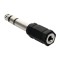 Powertech Αντάπτορας από stereo 3.5mm (F) σε 6.35mm (M), nickel 5 τεμ