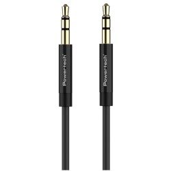 Powertech καλώδιο Jack 3.5mm Prime PTR-0086, 3 pIn, copper, 1m Μαύρο