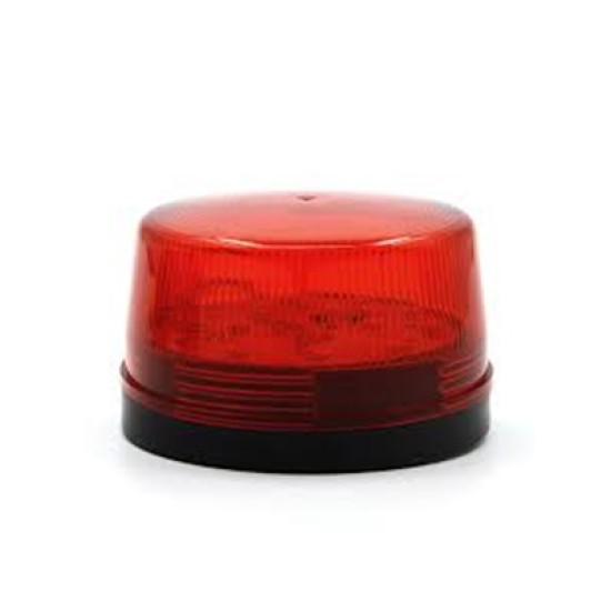 Strobe εσωτερικών & εξωτερικών χώρων, LED, 12V, Κόκκινο