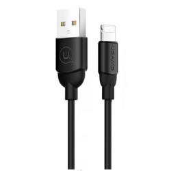 Usams Καλώδιο USB σε Lightning US-SJ245, Ice-Cream 1M Μαύρο