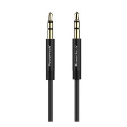 Powertech καλώδιο Jack 3.5mm Prime PTR-0087, 3 pIn, copper, 2m, Μαύρο